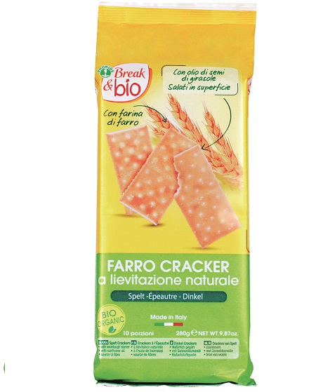 B&B CRACKERS FARRO C/SALE 280G