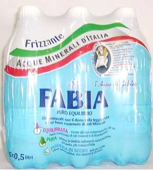 FABIA ACQUA FRIZZANTE 6X500ML