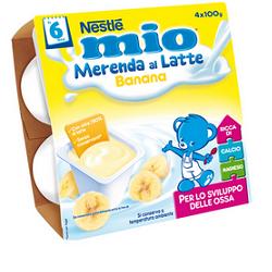 MIO MERENDA BANANA 4X100G