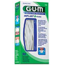 GUM IMPLANT+FLOSS FILO 50PZ