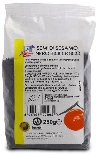 SESAMO NERO 250G BIO