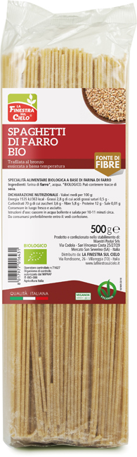 SPAGHETTI FARRO BIO 500G