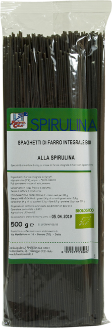 SPAGHETTI FARRO SPIRULINA BIO