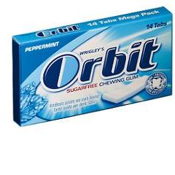 ORBIT PEPPERMINT SUGAR FREE