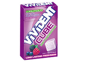 VIVIDENT XYLIT CUBE ICE BERRY