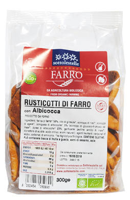 RUSTICOTTI FARRO ALBICOCCA 300