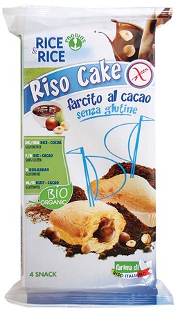 R&R RISO CAKE CACAO 4X45G