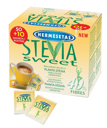 HERMESETAS STEVIA 50+10BUST