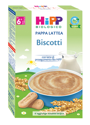 HIPP BIO PAP LATTEA BISC 250G