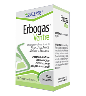 ERBOGAS VENTRE 100 COMPRESSE