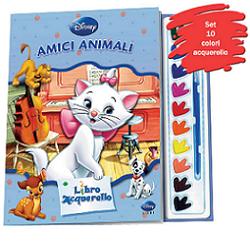 LIBRO ACQUERELLO AMICI ANIMALI