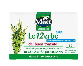 MATT & DIET 12 ERBE PLUS 30CPR