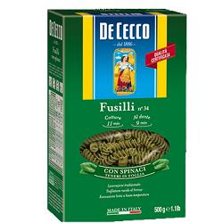 FUSILLI CON SPINACI 12PZ