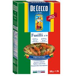 FUSILLI TRICOLORE CEE 12PZ