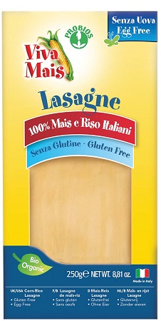 VVM LASAGNE MAIS/RISO 250G