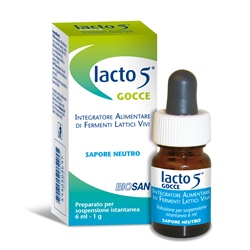 LACTO 5 GTT S/GLUT 6ML