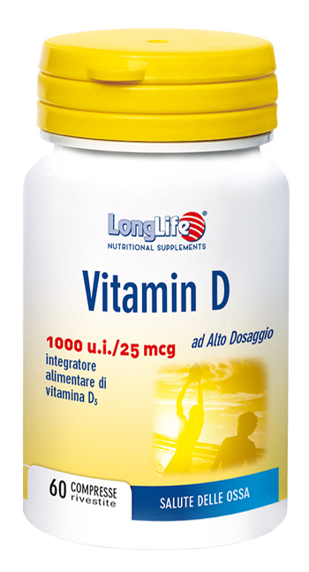 LONGLIFE VITAMIN D1000UI 60CPR