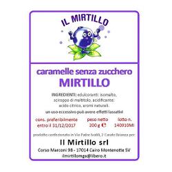 CARAMELLE S/ZUCCH MIRT 150G