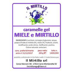 CARAMELLE GEL MIE/MIRT 200G