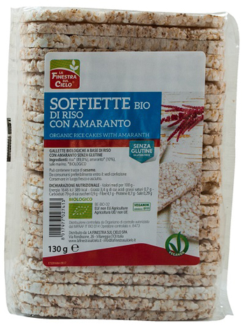 SOFFIETTE RISO AMARANTO BIO