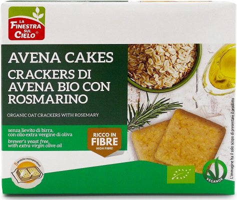 CRACKERS AVENA ROSMARINO BIO