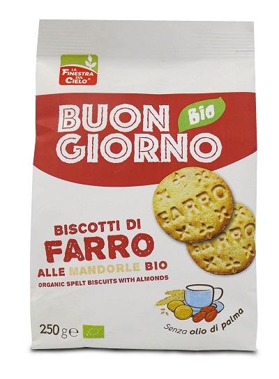 BISCOTTI FARRO MAND 250G BIO