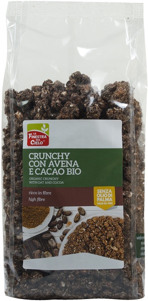 CRUNCHY AVENA CACAO 375G BIO