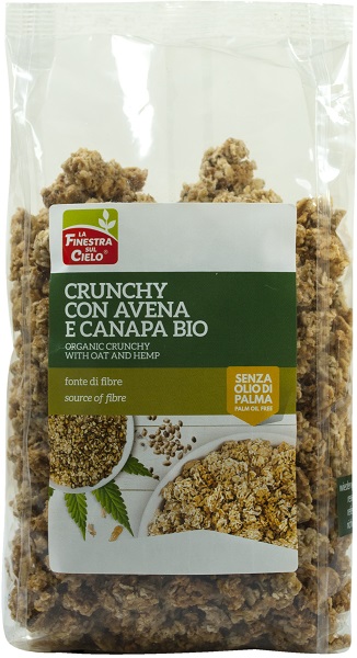 CRUNCHY AVENA CANAPA 375G BIO