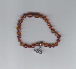 BRACCIALE BIMBO AMBRA COGNAC