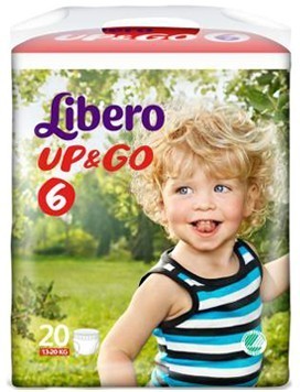 LIBERO UP&GO PANN 6 20PZ