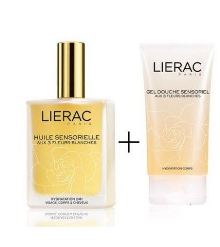 LIERAC HUILE SENS COF 15ML+GEL