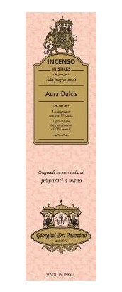 INCENSO AURA DULCIS 10STICKS