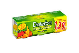 DIETERBA OMOG FRUTTA MIS 3X80G