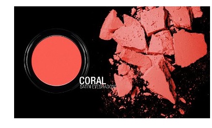 SATIN SMALL EYE SHADOW CORAL