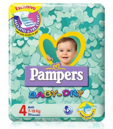 PAMPERS BD DOWNCOUNT MAXI 19PZ