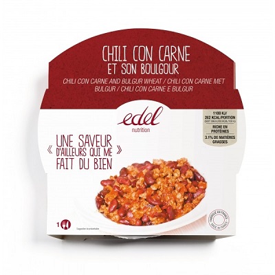 EDEL CHILI C/CARNE BULGUR 280G