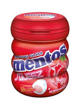 MENTOS SQUEEZ CHEWING GUM STRA