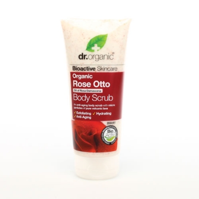 DR ORGANIC ROSE SCRUB CORPO