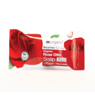 DR ORGANIC ROSE SAPONETTA 100G