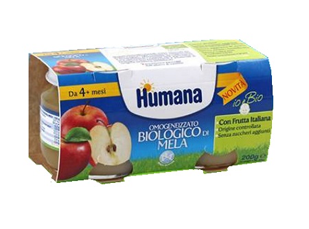 HUMANA OMOG MELA BIO 2X100G