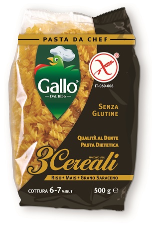 RISO GALLO PASTA FUSIL 3CEREAL