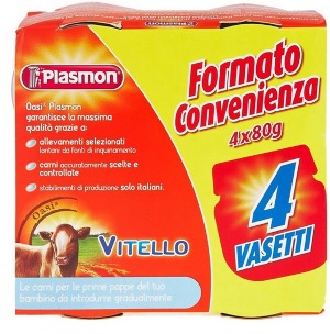 PLASMON OMOG VITELLO 4X80G