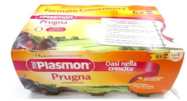 PLASMON OMOG PRUGNA 6X104G