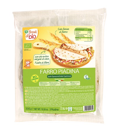 B&B PIADINA 100% FARRO 3X100G