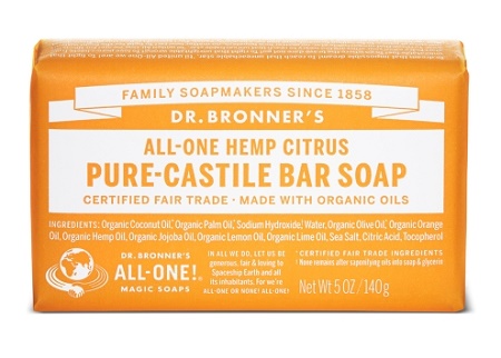 DR BRONNER'S CITRUS-ORANGE140G