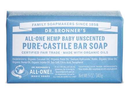 DR BRONNER'S UNSCENTED 140G