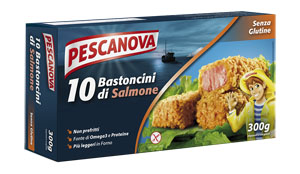 PESCANOVA 10 BASTONCINI SALMON