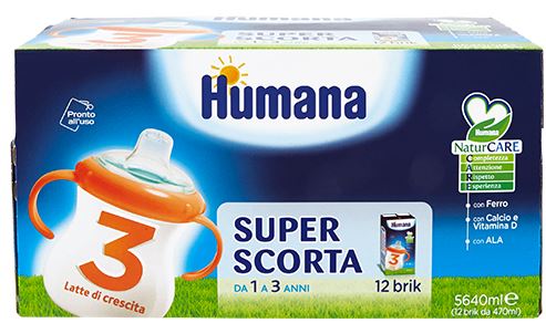 HUMANA 3 JUNIOR DRINK 12X470ML