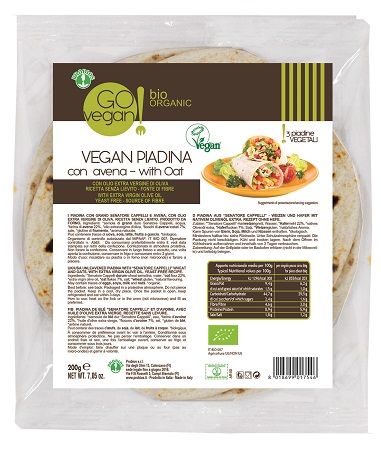 VEGAN PIADINA C/FARINA AVENA