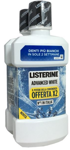 LISTERINE ADVANCE WHITE2X500ML